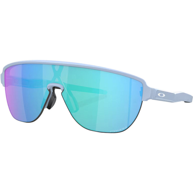 Oakley Lunettes de soleil Corridor - Matte Stonewash - Lentille Prizm Sapphire Iridium - Unisexe