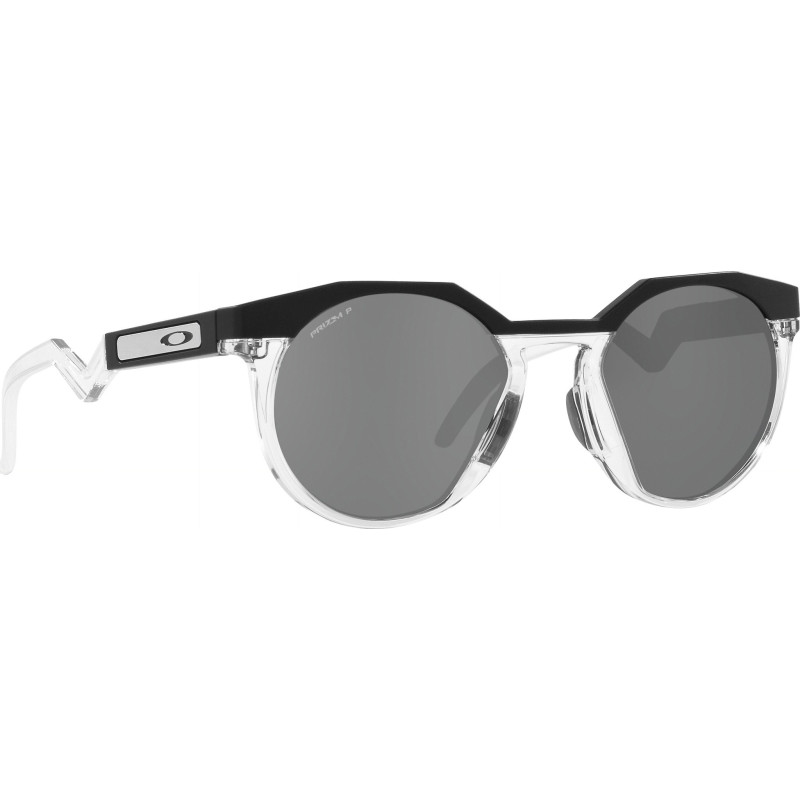 HSTN Sunglasses - Matte Black Clear - Prizm Black Iridium Polarized Lens - Unisex