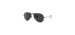 Ray-Ban Lunettes de soleil Aviator Total Black