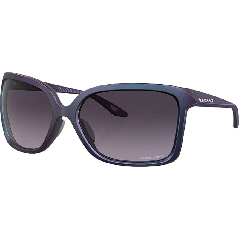 Oakley Lunettes de soleil Wildrye - Matte Cyan Purple Colorshift - Lentilles Prizm Grey Gradient