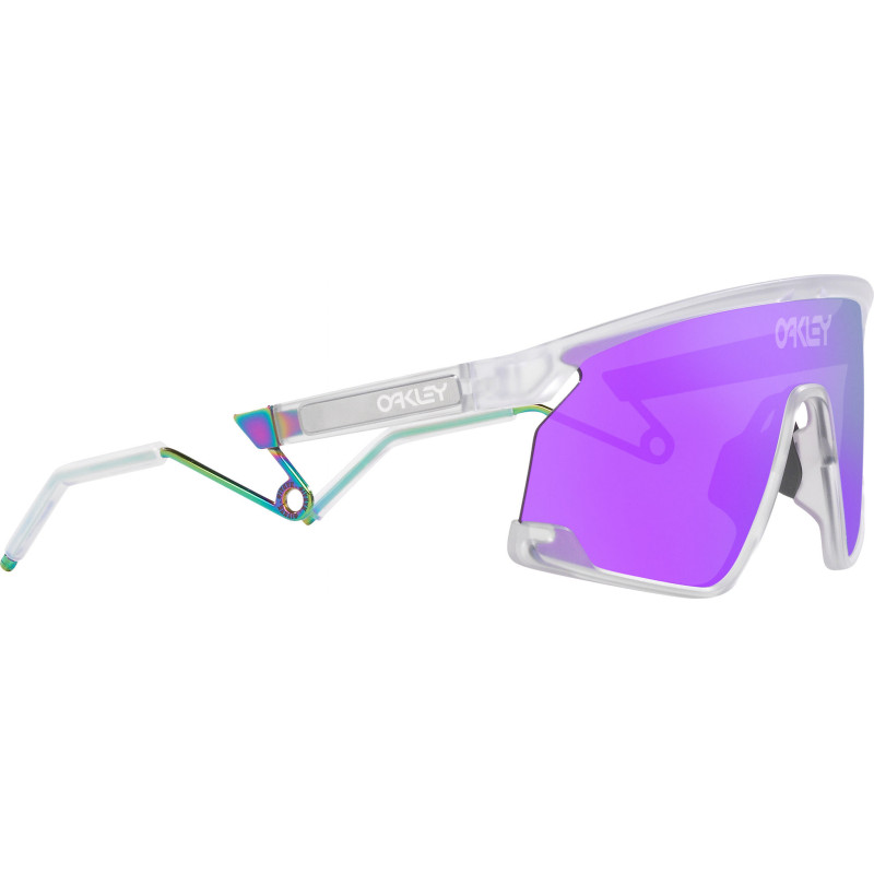 BXTR Sunglasses - Matte Clear - Violet Iridium Lenses - Unisex