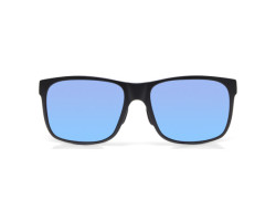 Red Sands Sunglasses - Matte Black Frame - Hawaii Blue Polarized Lenses