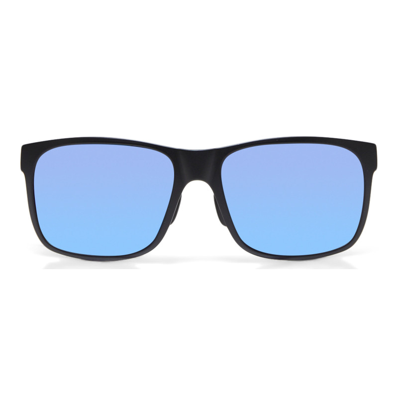 Red Sands Sunglasses - Matte Black Frame - Hawaii Blue Polarized Lenses