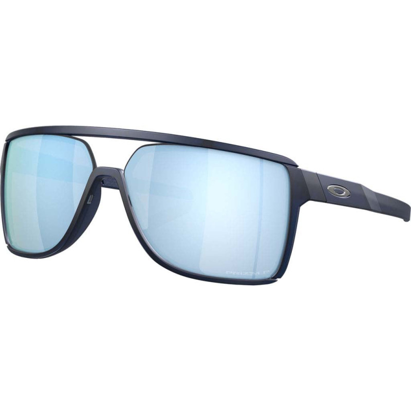 Castel Sunglasses - Matte Translucent Blue - Prizm Deep Water Polarized Lenses