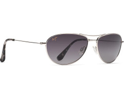 Baby Beach sunglasses - Silver frame - Neutral Gray polarized lenses