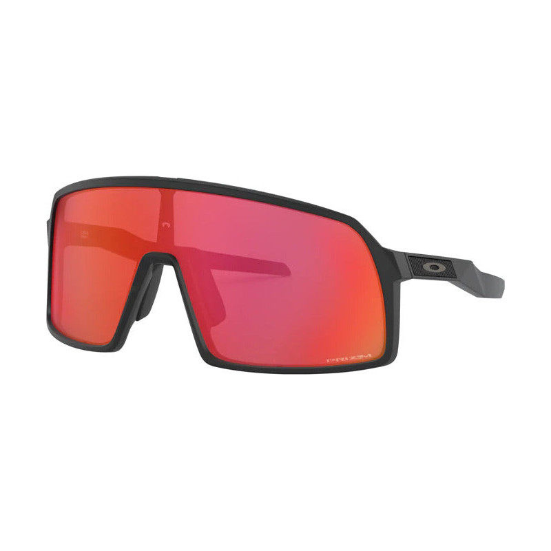 Oakley Lunettes de soleil Sutro S - Matte Black - Lentilles Prizm Trail Torch - Homme