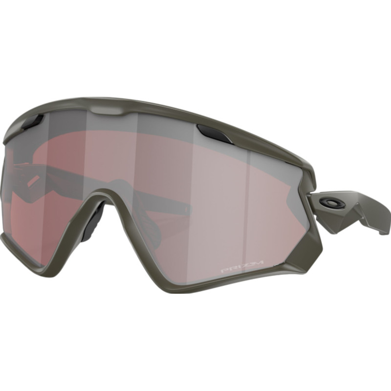 Oakley Lunettes de soleil Wind Jacket 2.0 - Matte Olive - Lentille Prizm Snow Black Iridium