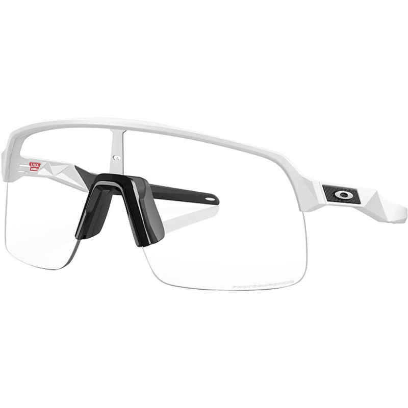 Oakley Lunettes de soleil Sutro Lite - Matte White - Lentilles Clear to Black Iridium Photochromic - Homme