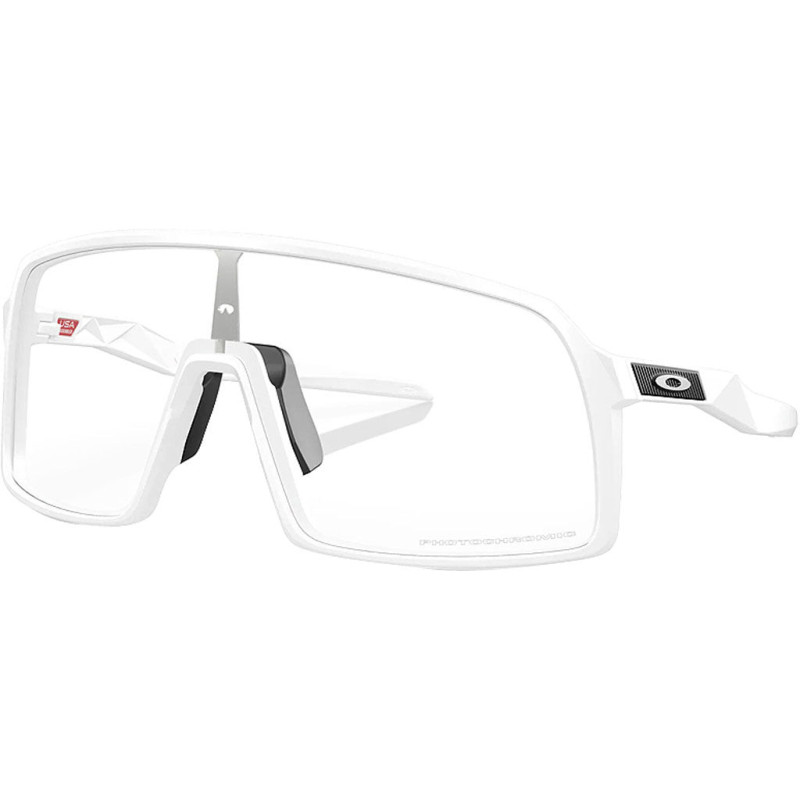 Oakley Lunettes de soleil Sutro - Matte White - Lentilles Clear to Black Iridium Photochromic