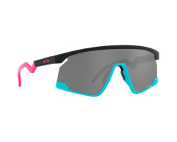 BXTR Sunglasses - Matte Black and Teal - Black Iridium Lenses - Unisex