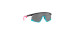 BXTR Sunglasses - Matte Black and Teal - Black Iridium Lenses - Unisex