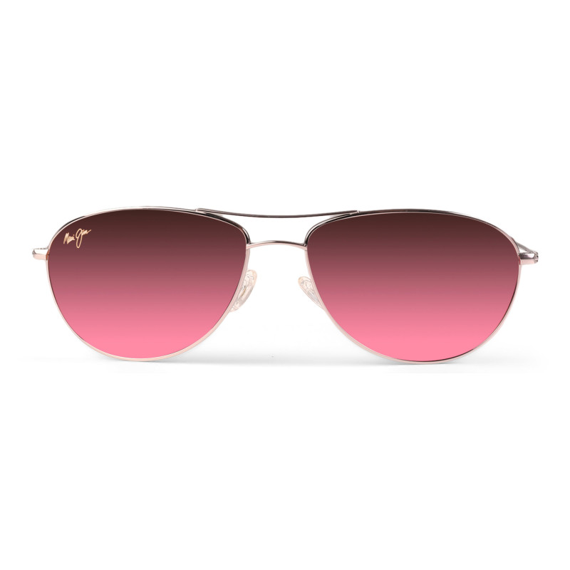 Baby Beach Sunglasses - Rose Gold Frame - MAUI Sunrise Polarized Lenses