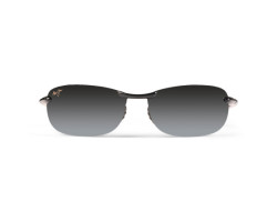 Makaha sunglasses - Shiny black frame - Neutral gray polarized lenses