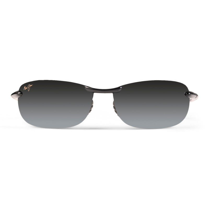 Maui Jim Lunettes de soleil Makaha - Monture noir brillant - Verres polarisés gris neutre