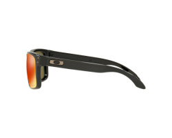 Oakley Lunettes de soleil Holbrook - Polished Black - Lentilles polarisées Prizm Ruby Iridium - Unisexe