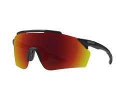 Ruckus Sunglasses - Matte Black - ChromaPop Red Mirror Lenses - Unisex