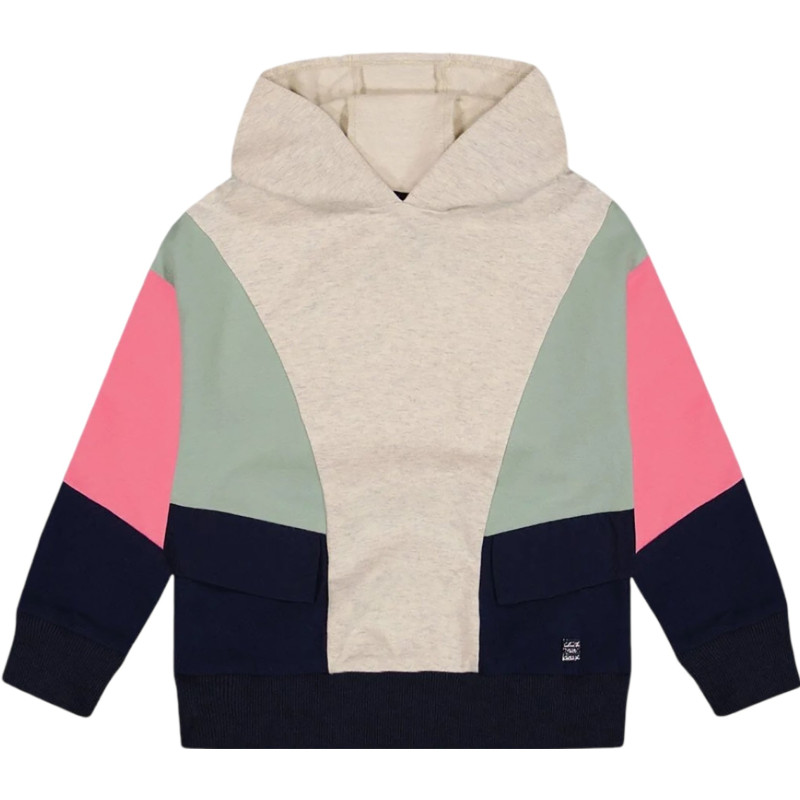 Colorblocked Fleece Hooded Sweatshirt - Big Kids