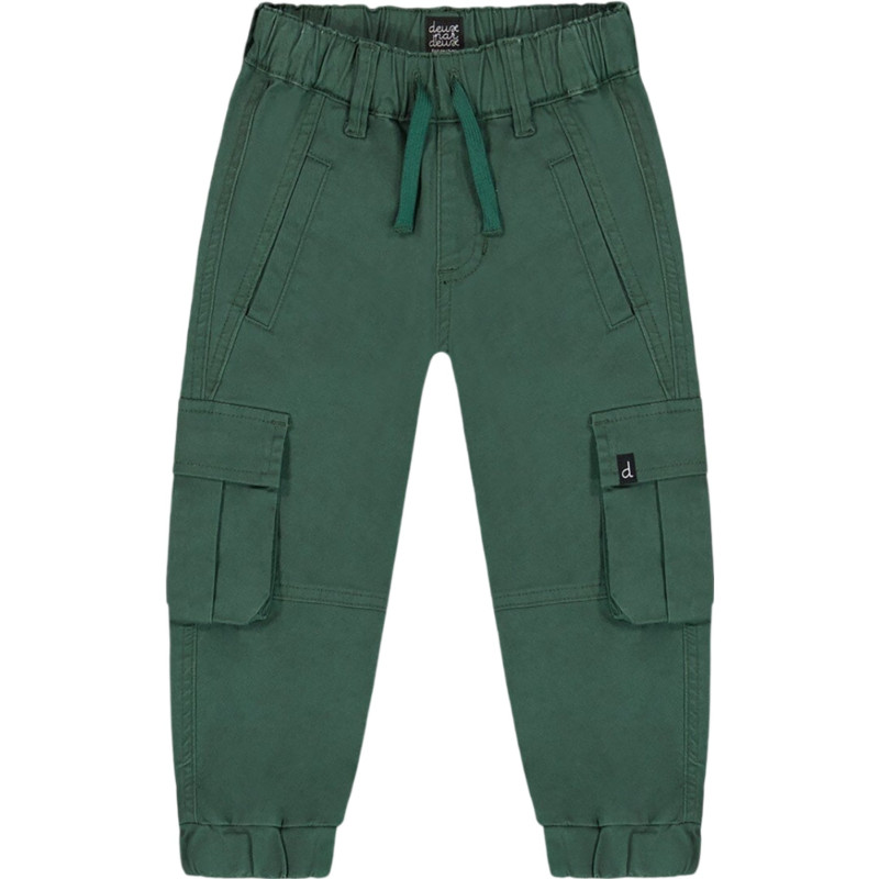 Deux par Deux Pantalon de jogging cargo en sergé extensible - Grand garçon