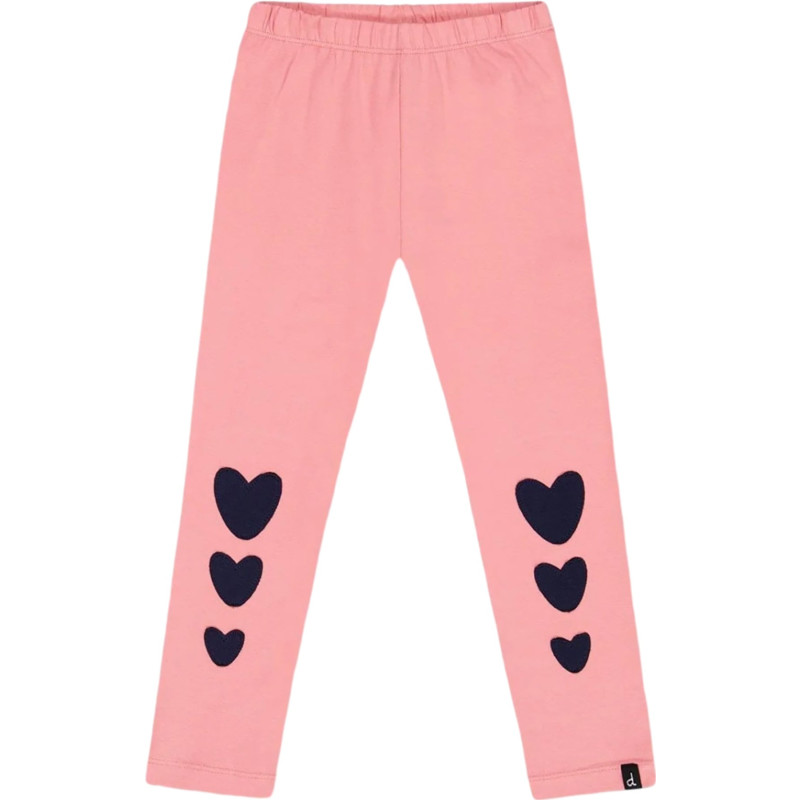 Organic cotton leggings with knee print - Big kids