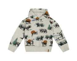 Printed fleece sweater - Little boy