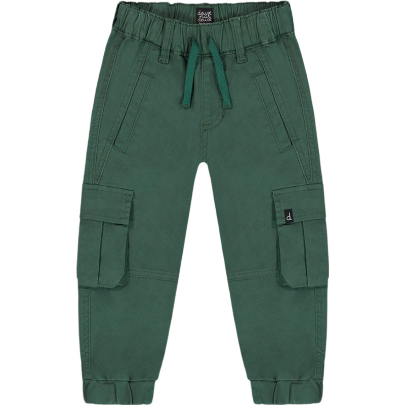 Stretch twill cargo jogging pants - Little boy