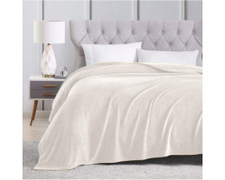 Blanket 80x88 Plush Cream