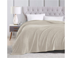 Blanket 80x88 Plush Taupe