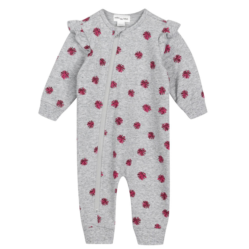 Rose Printed Jumpsuit 3-24 months