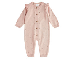 Pointelle Raspberry Combi 3-24 months