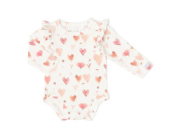 Modal Heart Onesie 1-18 months