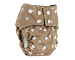 Cloth Diaper 7-15lb - Hearts