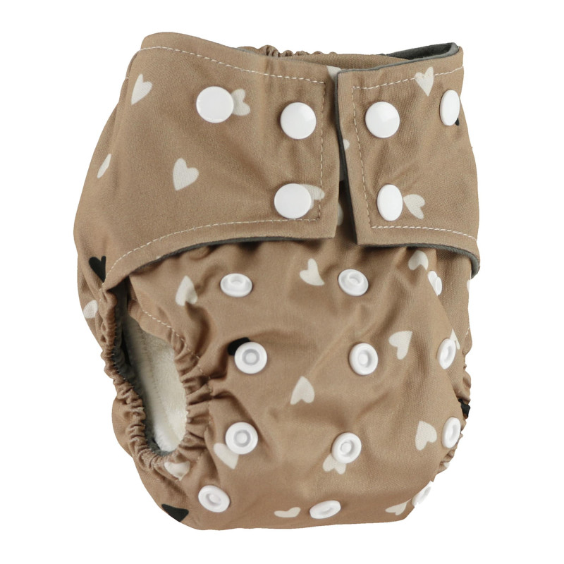 Cloth Diaper 7-15lb - Hearts