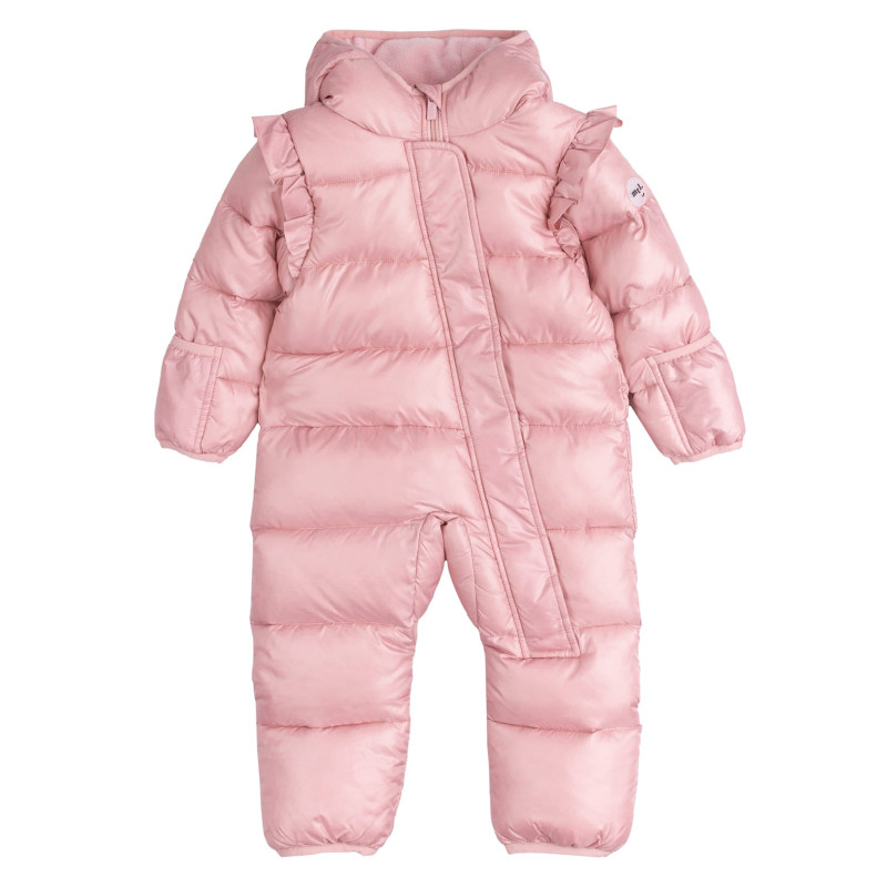 Miles One-Piece Snowsuit Pink 3-24 months