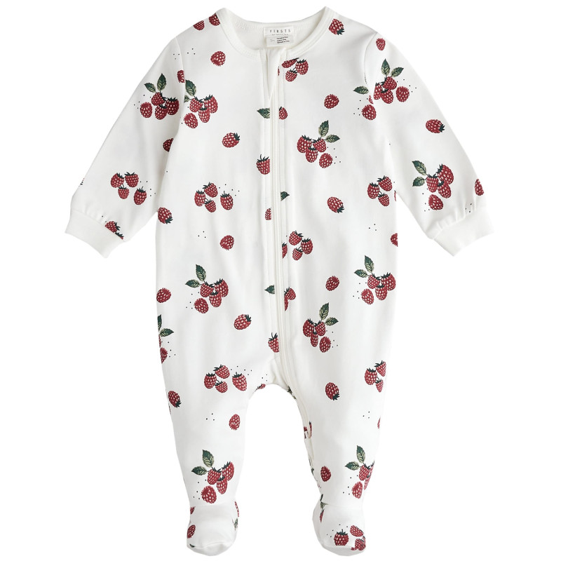 Firsts par Petit Lem Pyjama Framboises 0-12mois