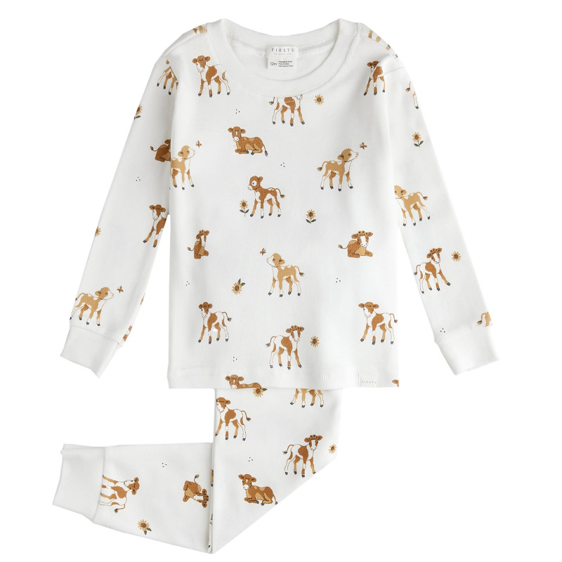 Sunflower Calf Pajamas 12-24 months