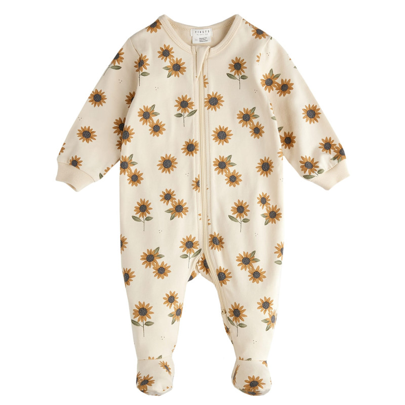 Sunflowers Pajamas 0-12 months