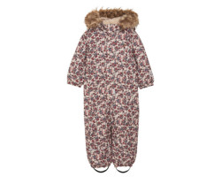 Flower Print Snowsuit 3-10...