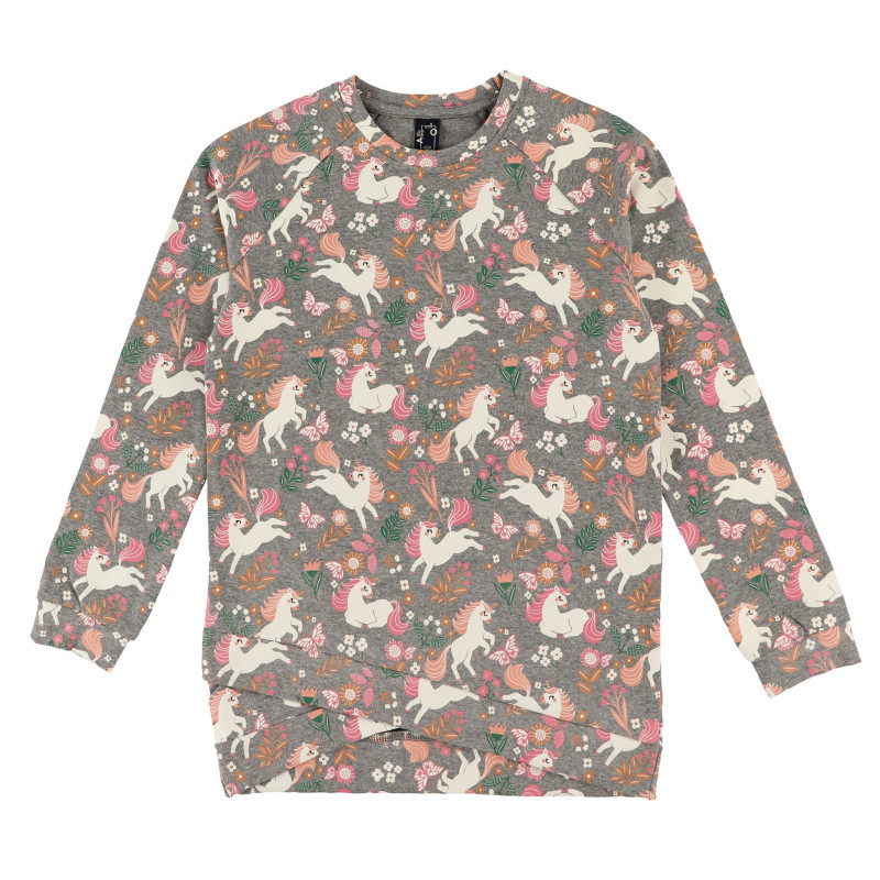 Charcoal Unicorns Tunic 2-8 years