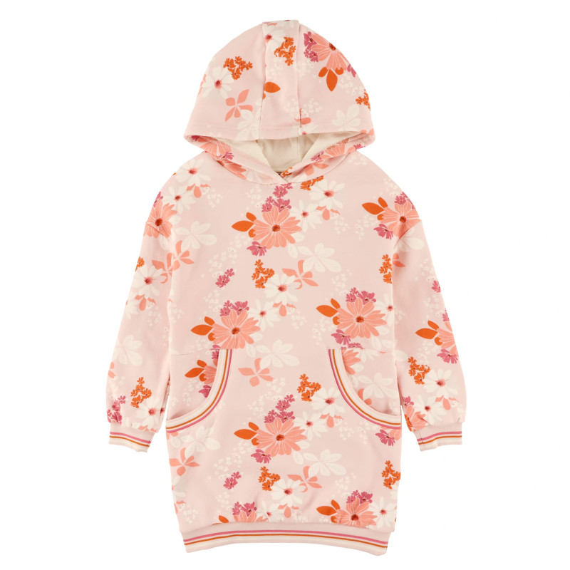 Mélodie Printed Hooded Dress, 2-8 years