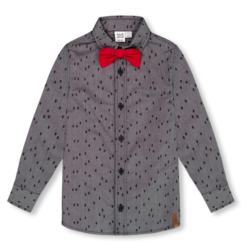 Chambray Chic Printed Shirt 3-6 years