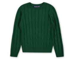 Basic Knit Sweater Green 2-14