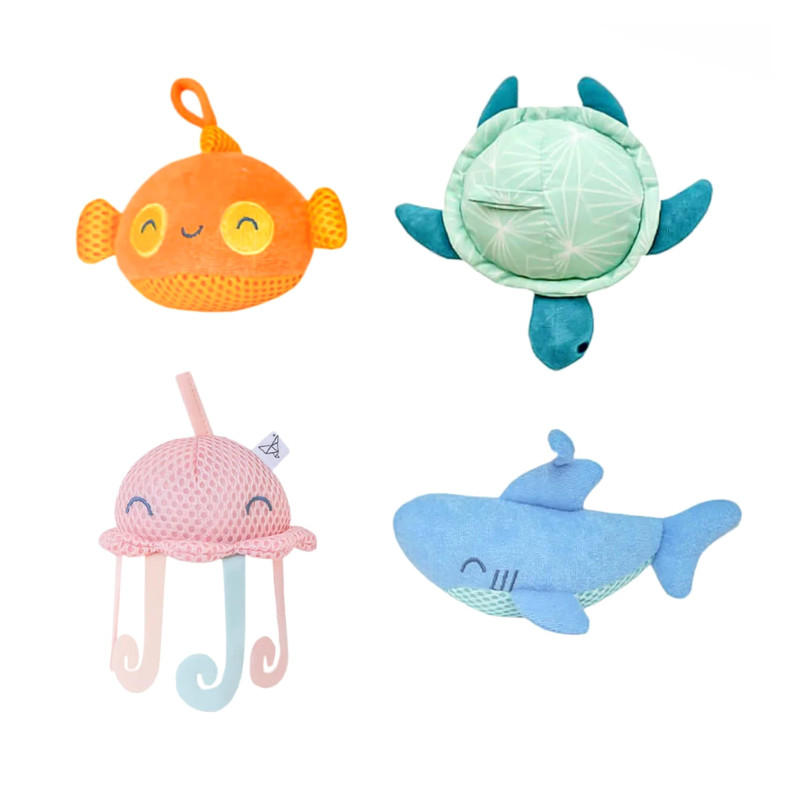 Oce Plush Bath Toys Set