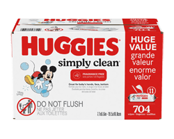 HUGGIES Simply Clean...