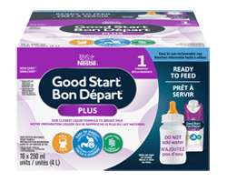 NESTLÉ Bon Départ 1 avec oméga et GOS prêt à servir, 16 x 250 ml