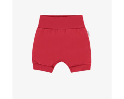 Red evolutive shorts in soft jersey, baby