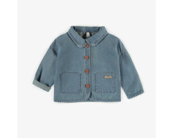 Long sleeves vest in denim, newborn