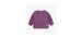 Purple knitted sweater with a cashmere imitation, newborn