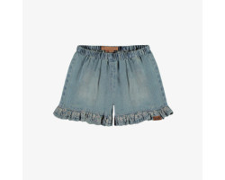 Regular-fit/flared short...