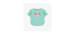 Light blue short sleeves t-shirt with butterfly print, baby