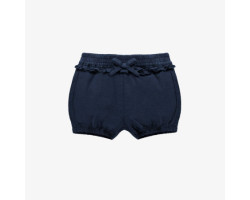 Navy relaxed fit short in...